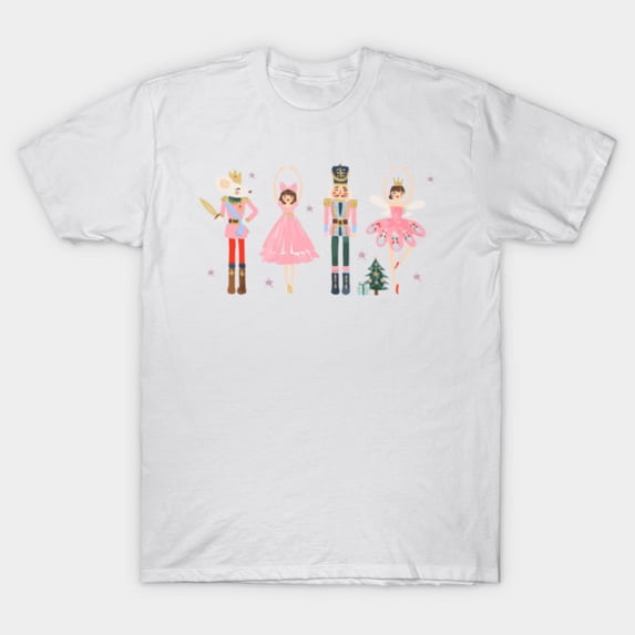 Sugar Technology Nutcracker Ballet Mouse King And Sugar Plum Fairy T-Shirt, Holiday T ...