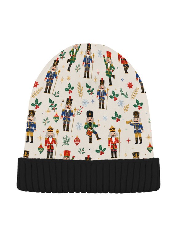 Nutcracker Beanie Hat Unisex Warm Winter Hat Cap For Women Men Winter Running