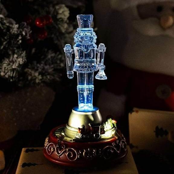 Nutcracker Christmas Decor, for Friends Family, Festive Collectible Nutcracker for Indoor Winter Table Desktop Fireplace Decorations(Musician)