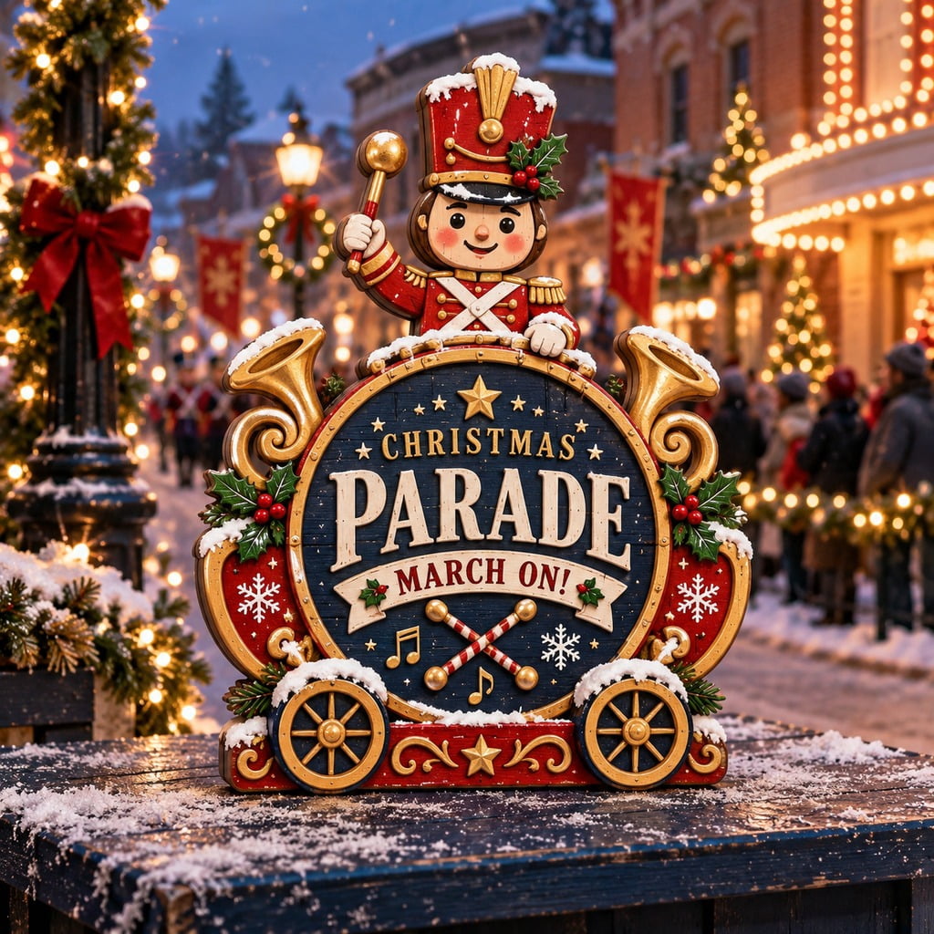 Nutcracker Christmas Parade Wooden Block 3 Layer Decor - Walmart.com