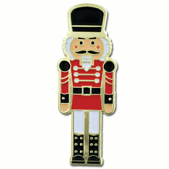 Nutcracker Christmas Pin
