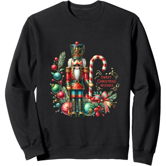 Nutcracker Christmas Sweater Funny Xmas Men Women Sweatshirt
