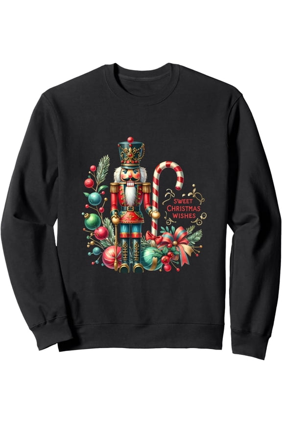 Nutcracker Christmas Sweater Funny Xmas Men Women Sweatshirt