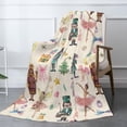 thumbnail image 1 of Nutcracker Christmas Throw Blanket for Couch and Bed Holiday Ballet Theme Decor, 1 of 4
