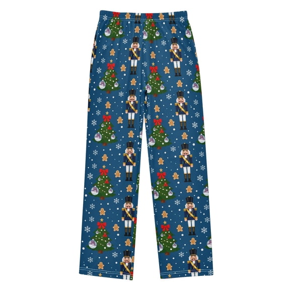 Nutcracker Christmas Tree Gingerbread Man Christmas Pajama Pants Soft and Lightweight Elastic Waistband Christmas Pajama Pants