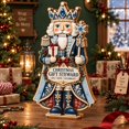 Nutcracker Christmas Wooden Block, Three Layer Gift Steward Tabletop ...