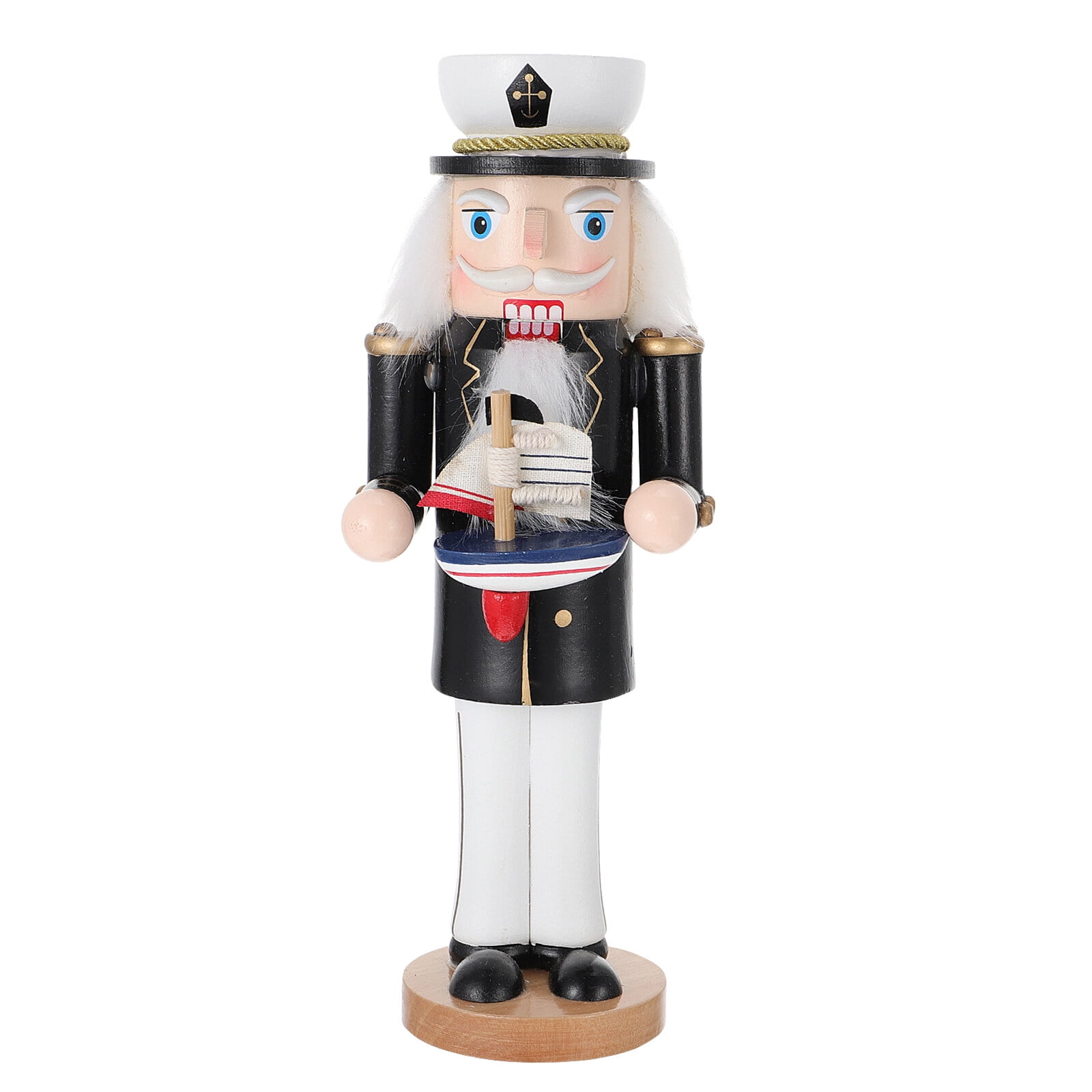 Nutcracker Christmas Wooden Figures Decorations Walnut Soldier Santa Nutcrackers Soldiers