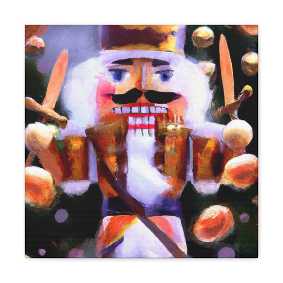 "Nutcracker Enchantment Scene" - Canvas