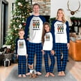 thumbnail image 1 of Nutcracker Family Christmas Pajamas with Blue Plaid Pants and Holiday Design, Full Sizes, 1 of 7