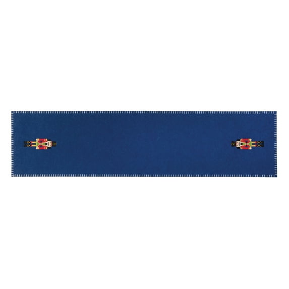 Nutcracker Felt Christmas Table Runner 12" x 47.25"