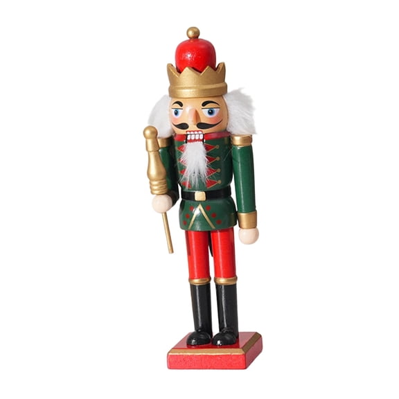 Nutcracker Figure Wooden Ornament Decor Handpainted Home Christmas Holiday Display