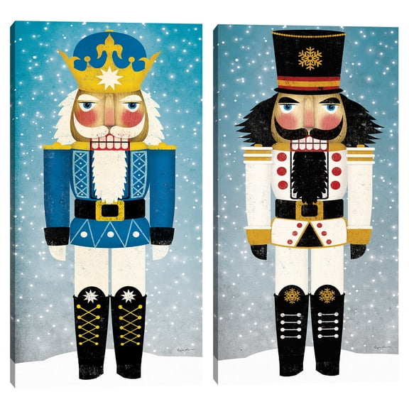 Nutcracker III Bright, IV by Ryan Fowler Canvas Art Print Set