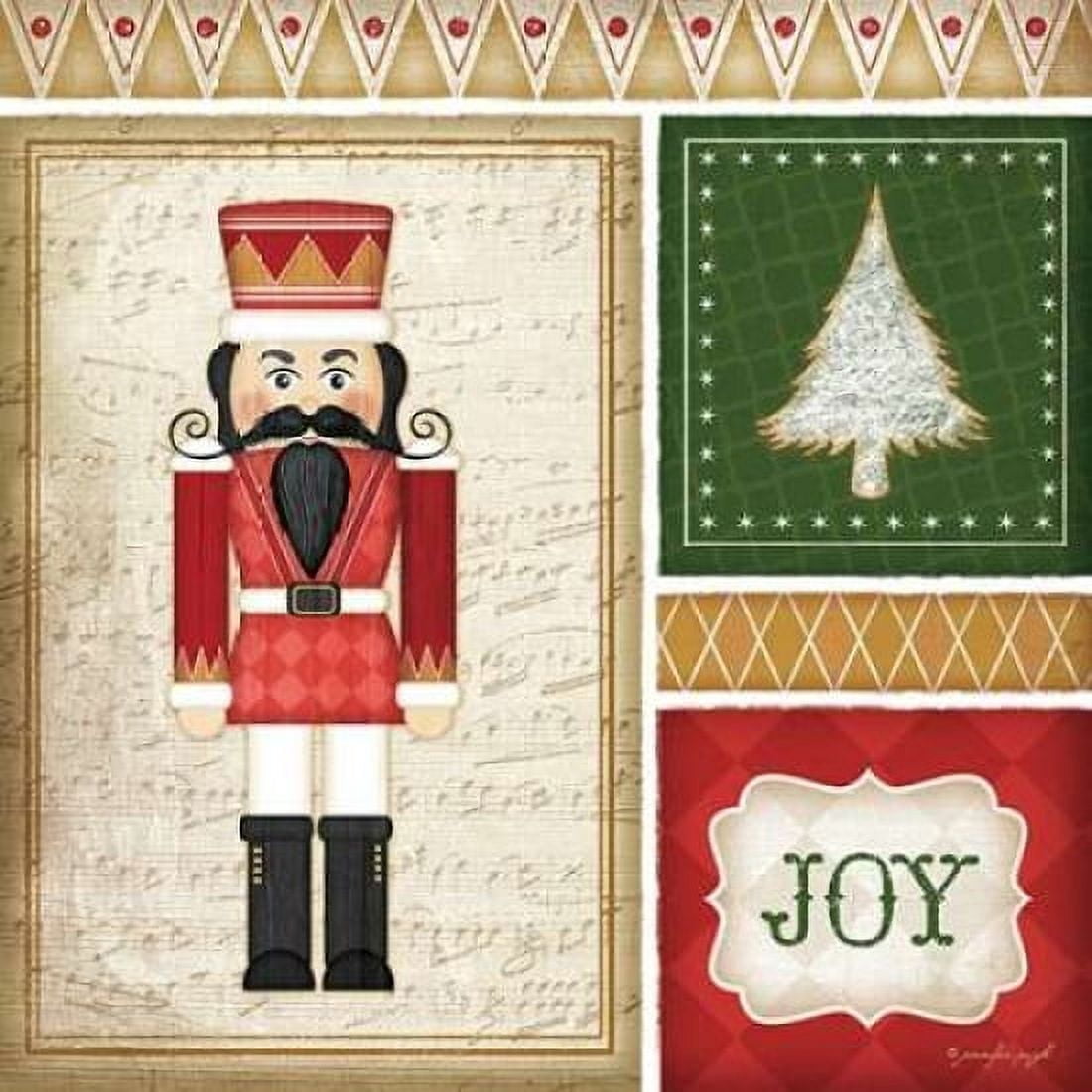 Nutcracker Joy Canvas Art - Jennifer Pugh (24 x 24)