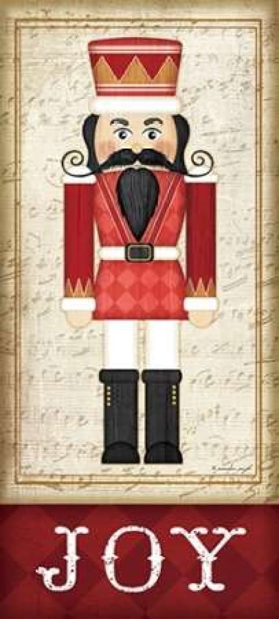 Nutcracker Joy Canvas Art - Jennifer Pugh (24 x 48)