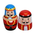 thumbnail image 1 of Nutcracker Matryoshka Kids Toys Nesting Dolls for Adults Christmas Russian Xmas Child, 1 of 6