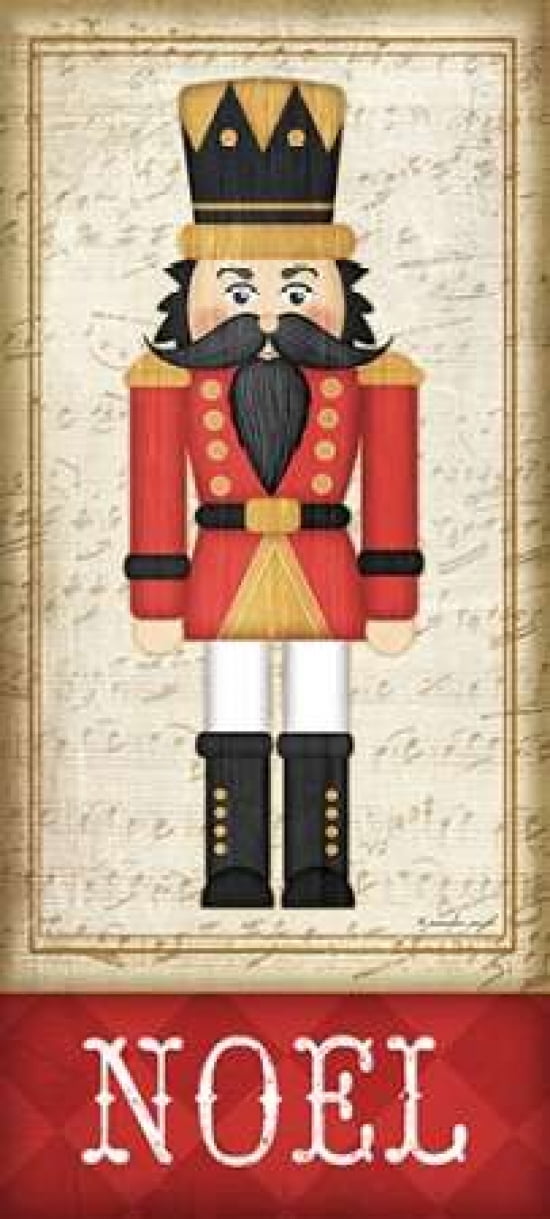 Nutcracker Noel Canvas Art - Jennifer Pugh (10 x 20)