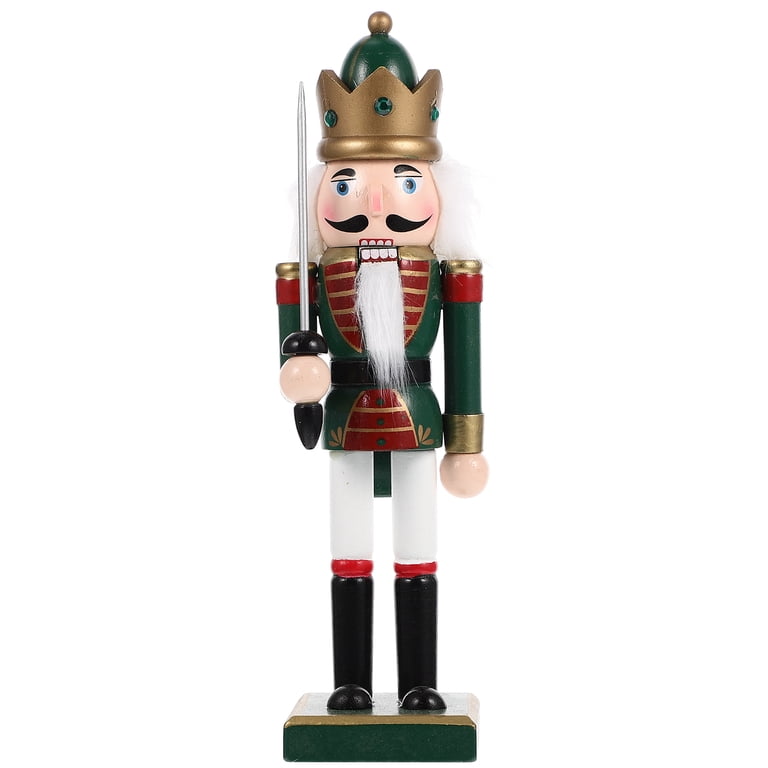 Classic Nutcracker Christmas Ornament - Handcrafted 24K Gold Finish Holiday Decoration