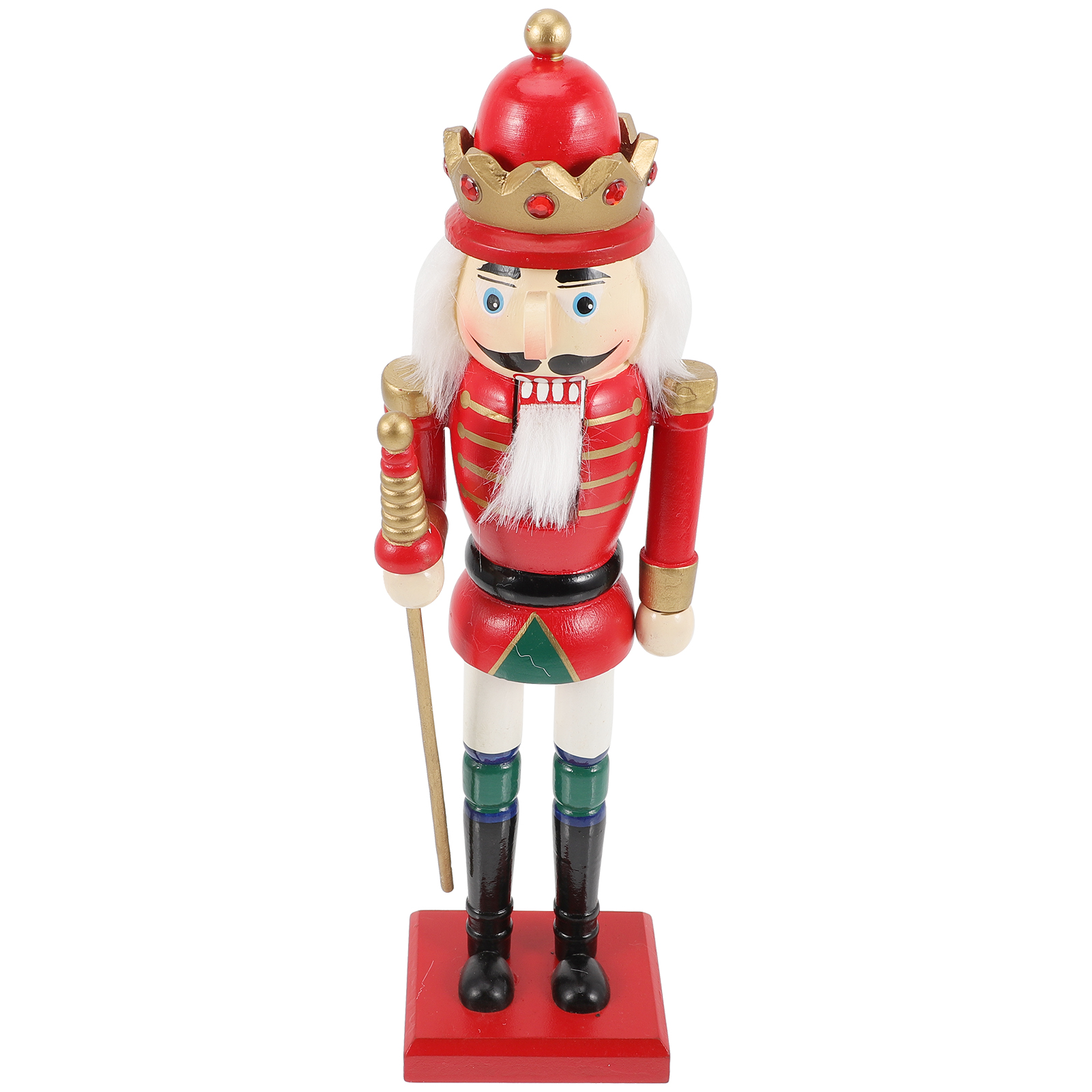 Nutcracker Outdoor Nutcrackers Decorations Wood Desktop Kids Wooden