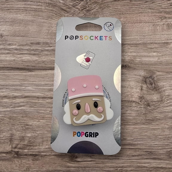 Nutcracker Phone Grip: 3D Printed or Resin, Personalized Pop-Up Style