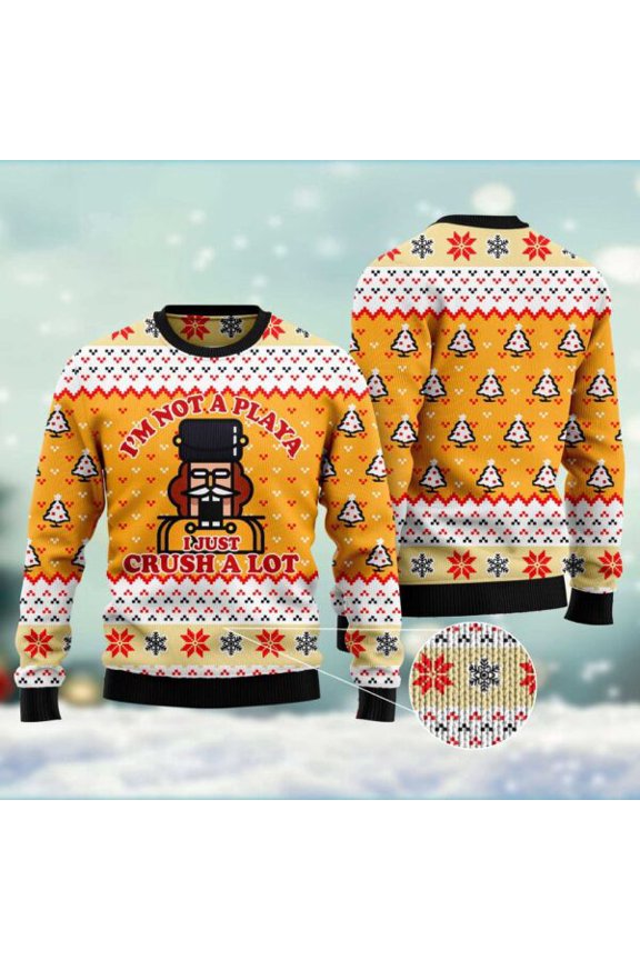 Nutcracker Playa 3D Christmas Sweater, Christmas Sweater, 3D Sweater, Funny Xmas Sweaters