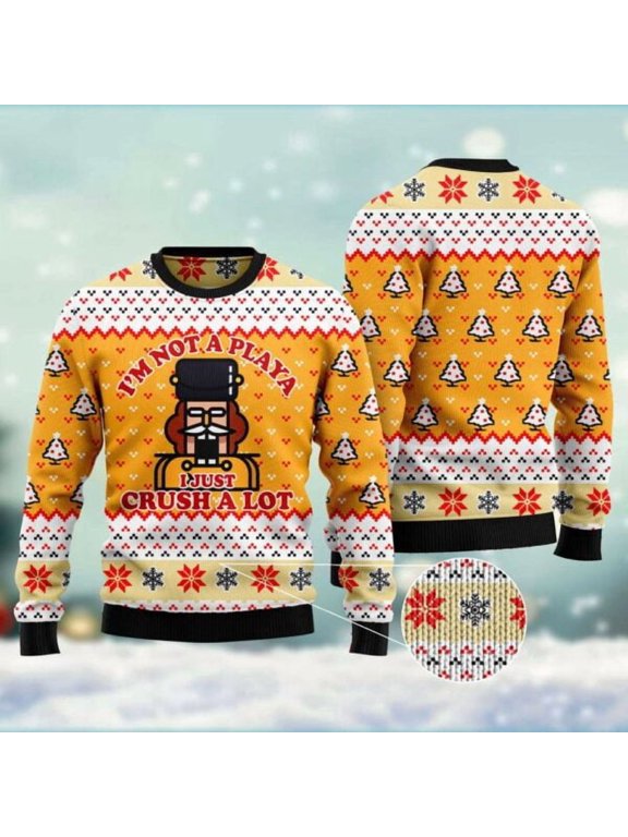 Nutcracker Playa 3D Christmas Sweater, Christmas Sweater, 3D Sweater, Funny Xmas Sweaters