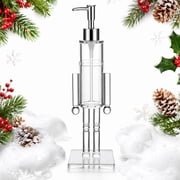 Nutcracker Soap Dispenser Clear, Acrylic Christmas Soap Dispenser