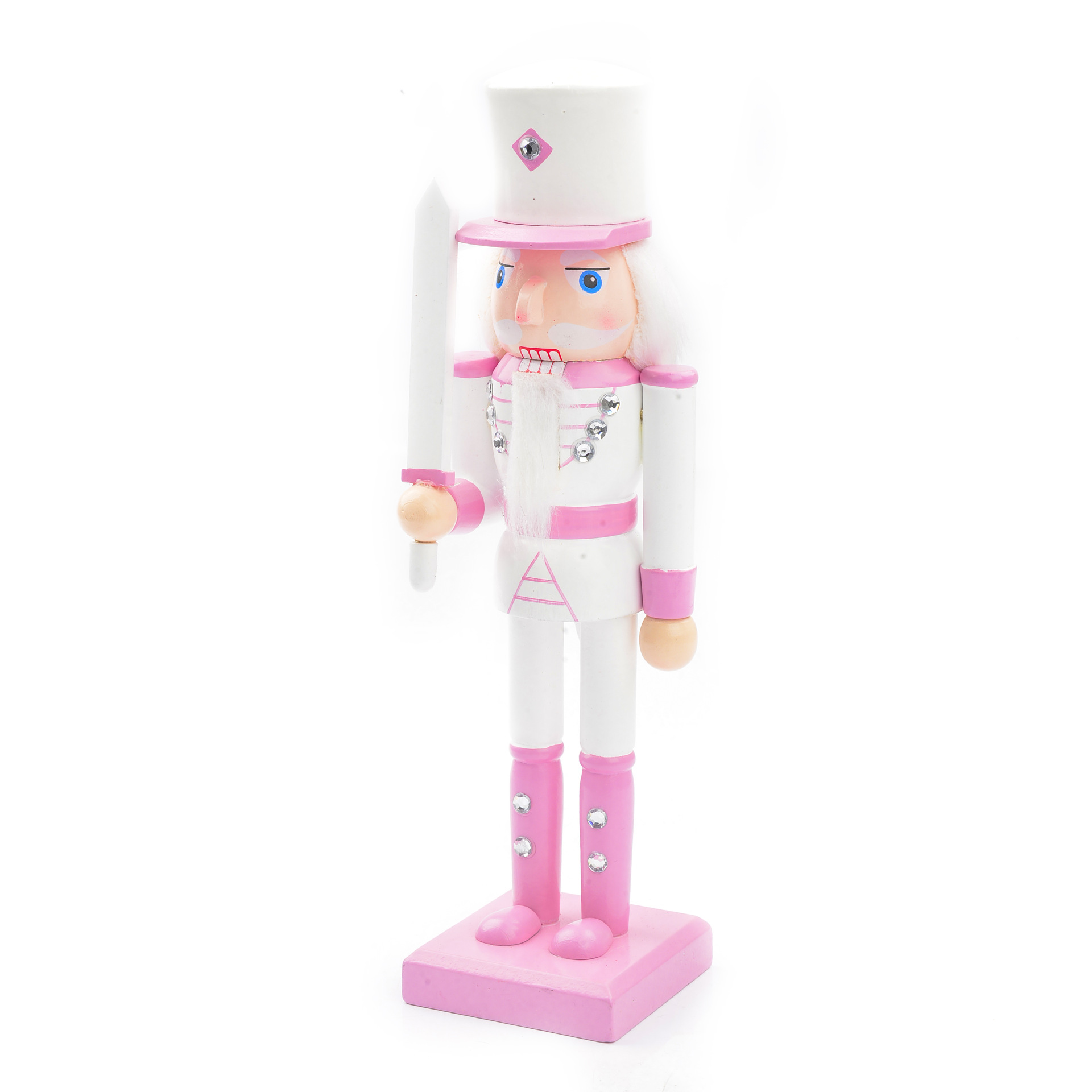 Nutcracker Soldier Adornment Christmas Nutcracker Figure Wooden