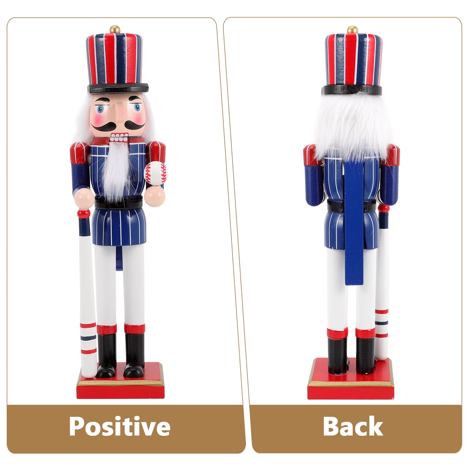 Nutcracker Soldier Decor Nutcracker Soldier Decor Sports Style Nutcracker Figure Wooden