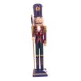 thumbnail image 1 of Nutcracker Soldier Holiday Greeter 24 in Red Axe Guard Christmas Door Porch Indoor Wooden Decor, 1 of 1