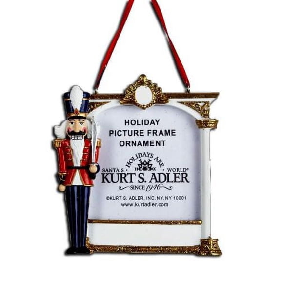 Nutcracker Soldier Picture Frame Ornament