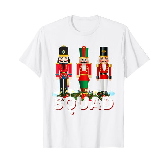 Nutcracker Squad Ballet Dance Funny Matching Christmas T-Shirt