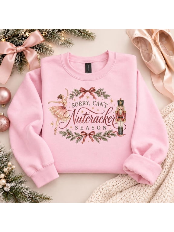 Nutcracker Sweatshirt, Ballet Christmas Sweater, Dance Mom Gift, Nutcracker Season Crewneck