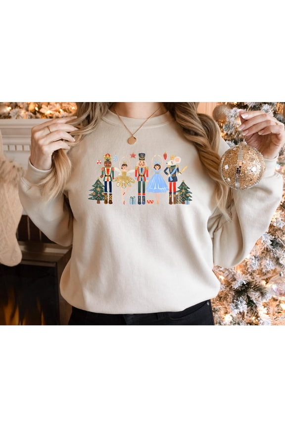 Nutcracker Sweatshirt, Christmas Nutcracker Hoodie, Christmas Sweatshirt, Nutcracker Ballet Sweater, Christmas Party Sweater, Xmas Family Te