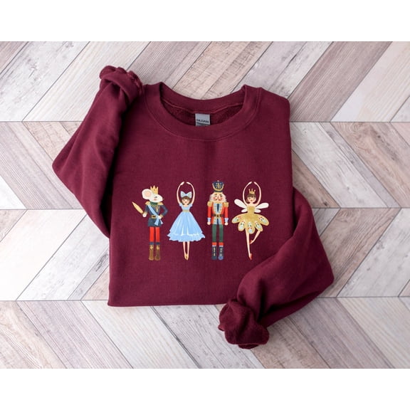 Nutcracker Sweatshirt, Christmas Sweatshirt, Sugar Plum Fairy Shirt, Christmas Sweater, Christmas Shirt, Xmas Shirt, Christmas Gift