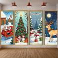 thumbnail image 1 of Nutcracker Theme Christmas Banner Decorative Snow Scene Winter Soldier Holiday for Festive Party Indoor Outdoor Decoration, 1 of 9