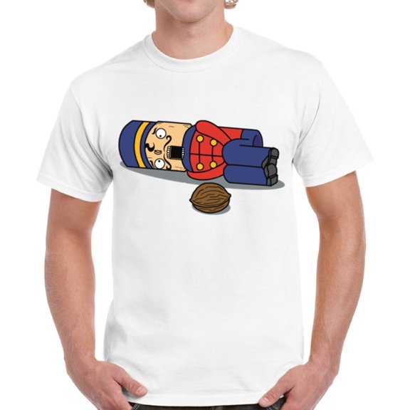 Nutcracker Christmas Shirt Xmas Tshirts for Men - S M L XL 2XL 3XL 4XL 5XL Xmas Graphic Tee - Christmas Shirt Men's Holiday Xmas Top Gifts