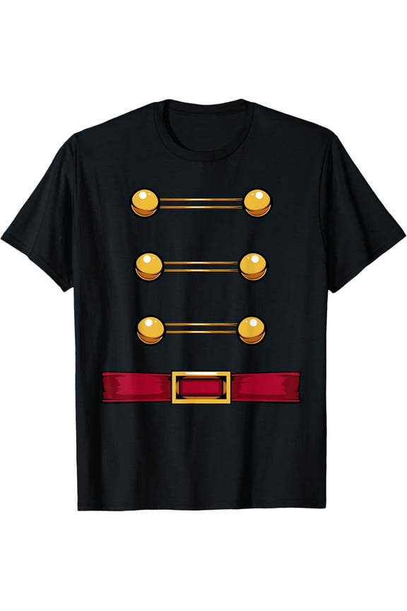 Nutcracker Uniform Soldier Christmas Nut Winter Santa T-Shirt