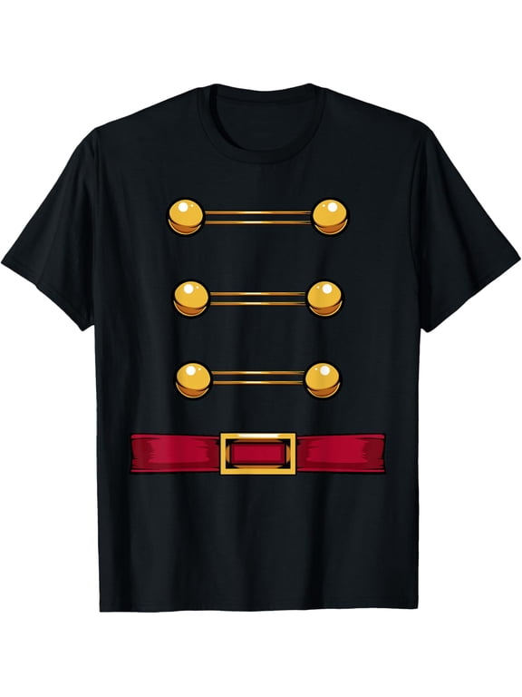 Nutcracker Uniform Soldier Christmas Nut Winter Santa T-Shirt