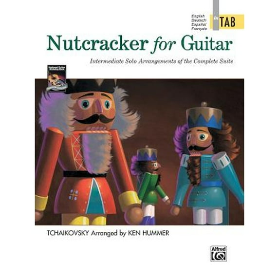 Pre-Owned Nutcracker for Guitar in Tab: Intermediate Solo Arrangements of the Complete Suite (Paperback 9780882849164) by Ken Hummer