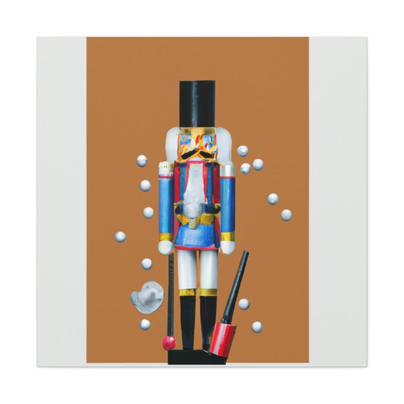 "Nutcracker's Silent Symphony" - Canvas
