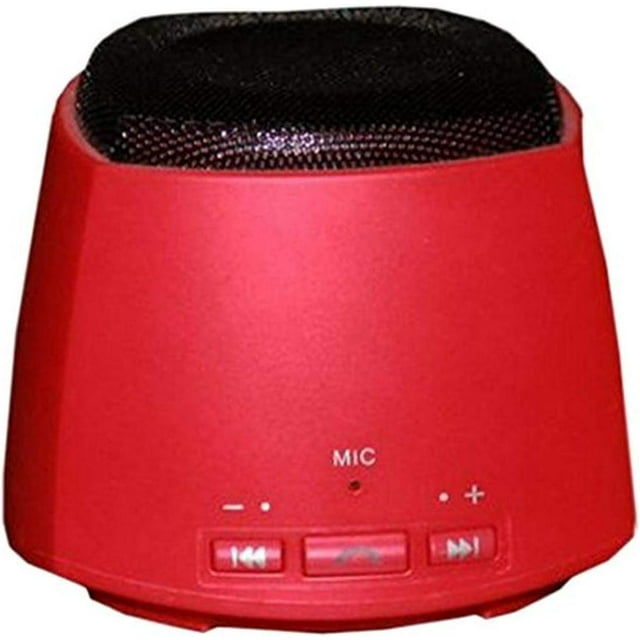 Nutek Bluetooth Wireless Portable Speaker, BT106M3, Red, 14.00 x 7.00 x 17.32