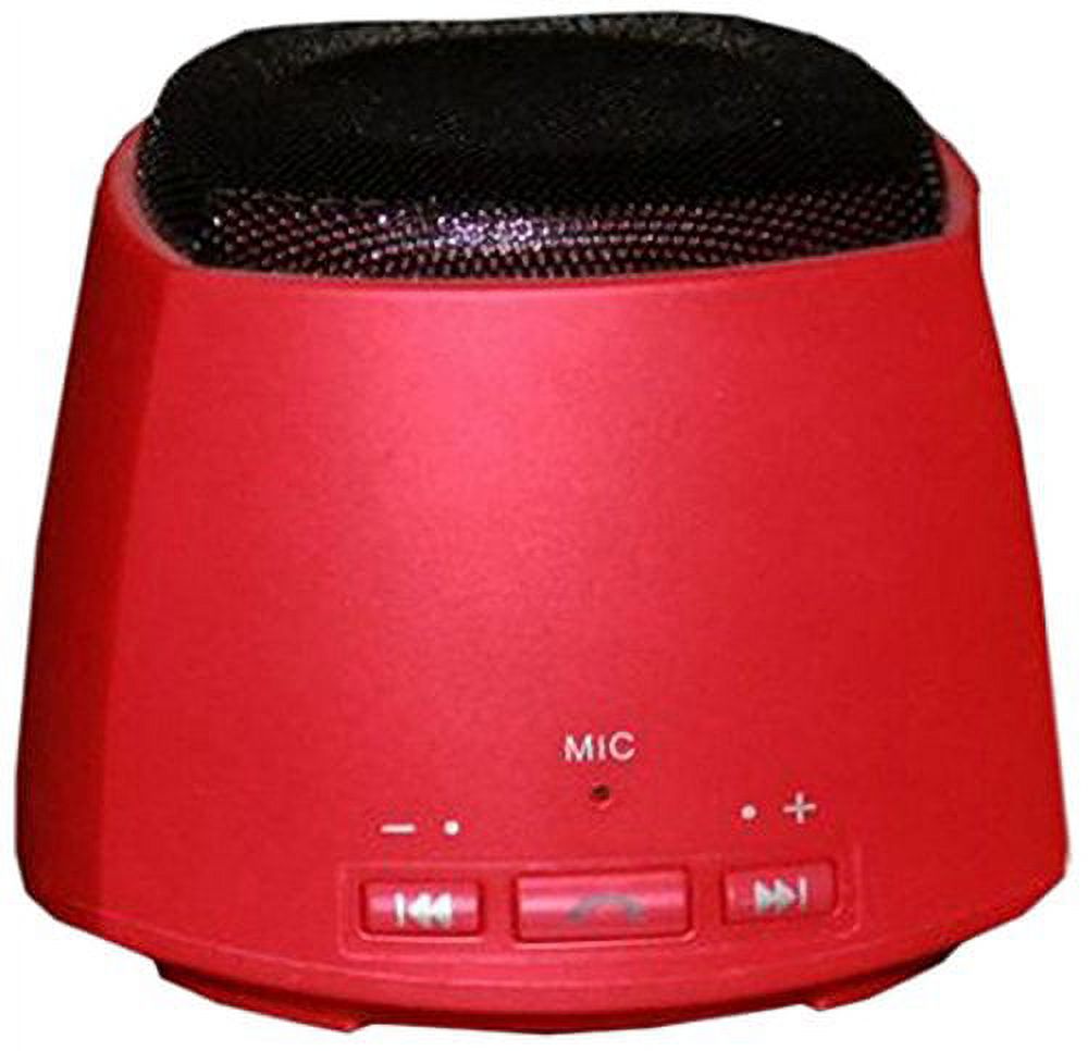 Nutek Bluetooth Wireless Portable Speaker, BT106M3, Red, 14.00 x 7.00 x