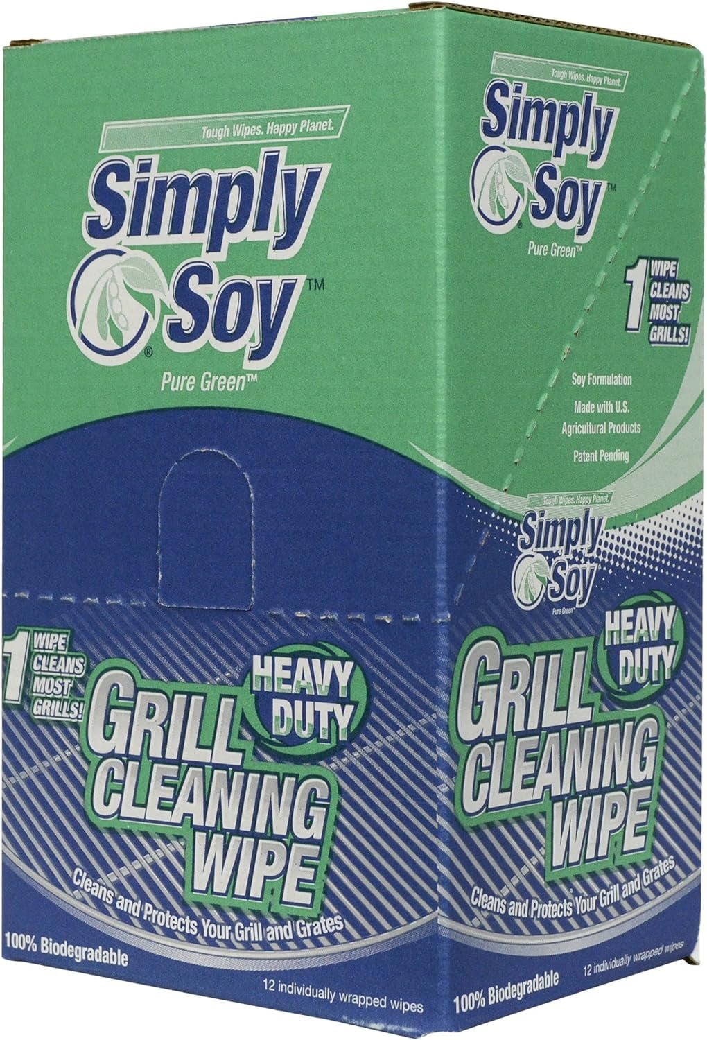 Nutek Green BET0036 Simply Soy Grill Cleaning Wipes
