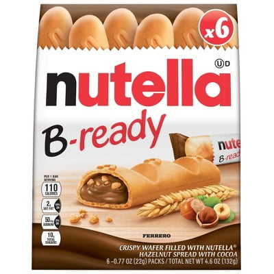 Nutella B-Ready - 6ct/6oz
