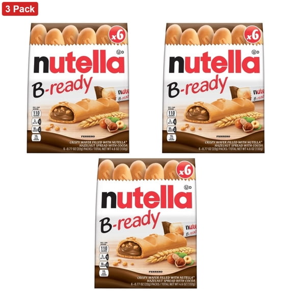 Nutella B-Ready - 6ct/6oz