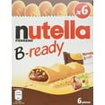 thumbnail image 1 of Nutella B-ready Bars, 6 bars, 132g/4.6 oz., {Imported from Canada}, 1 of 4