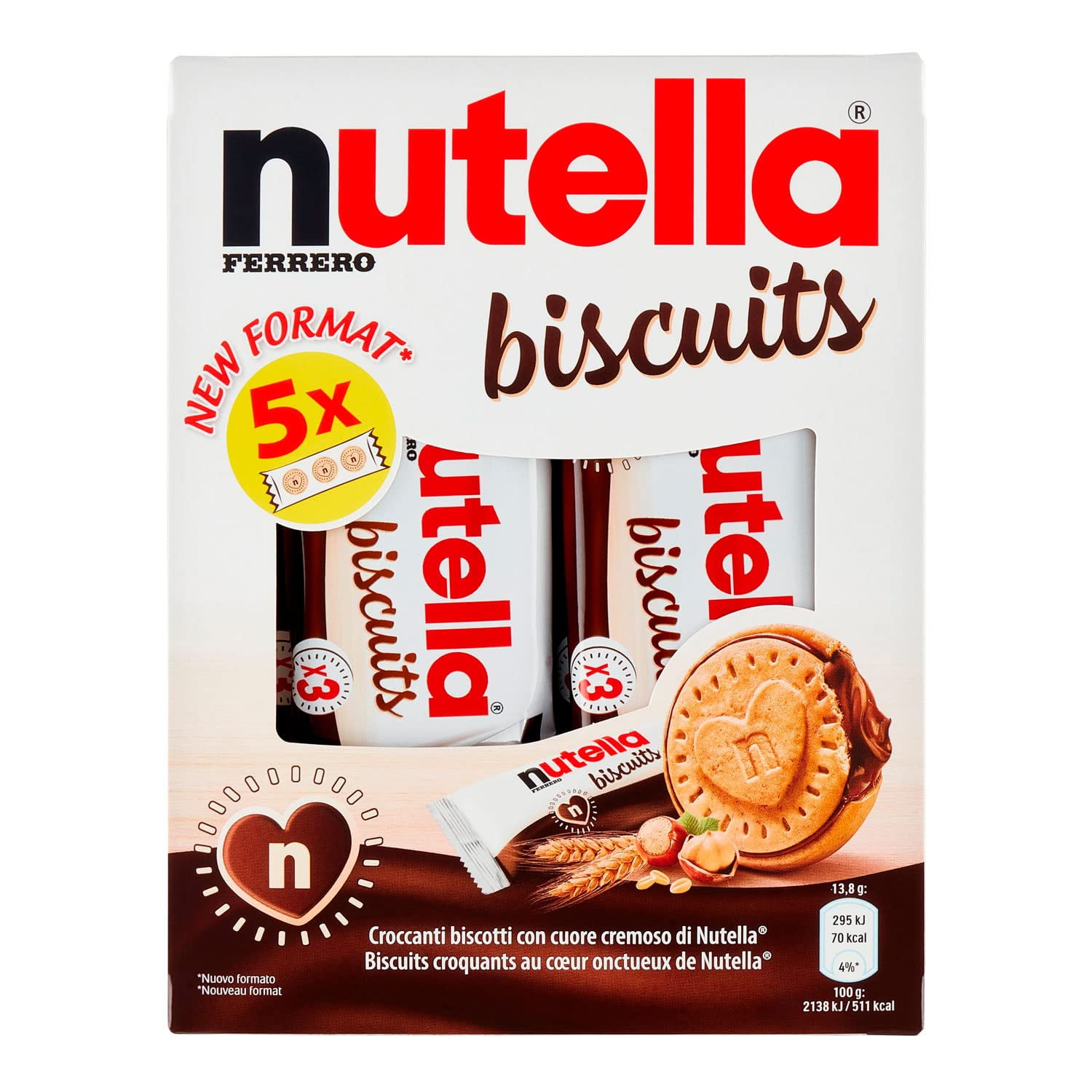 Nutella Biscuits, 207g 5 pack 