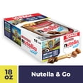 thumbnail image 1 of Nutella & GO! Chocolate Hazelnut Spread with Cocoa + Breadsticks, 10 Snack  Packs, 1.8 oz  Each, 1 of 17