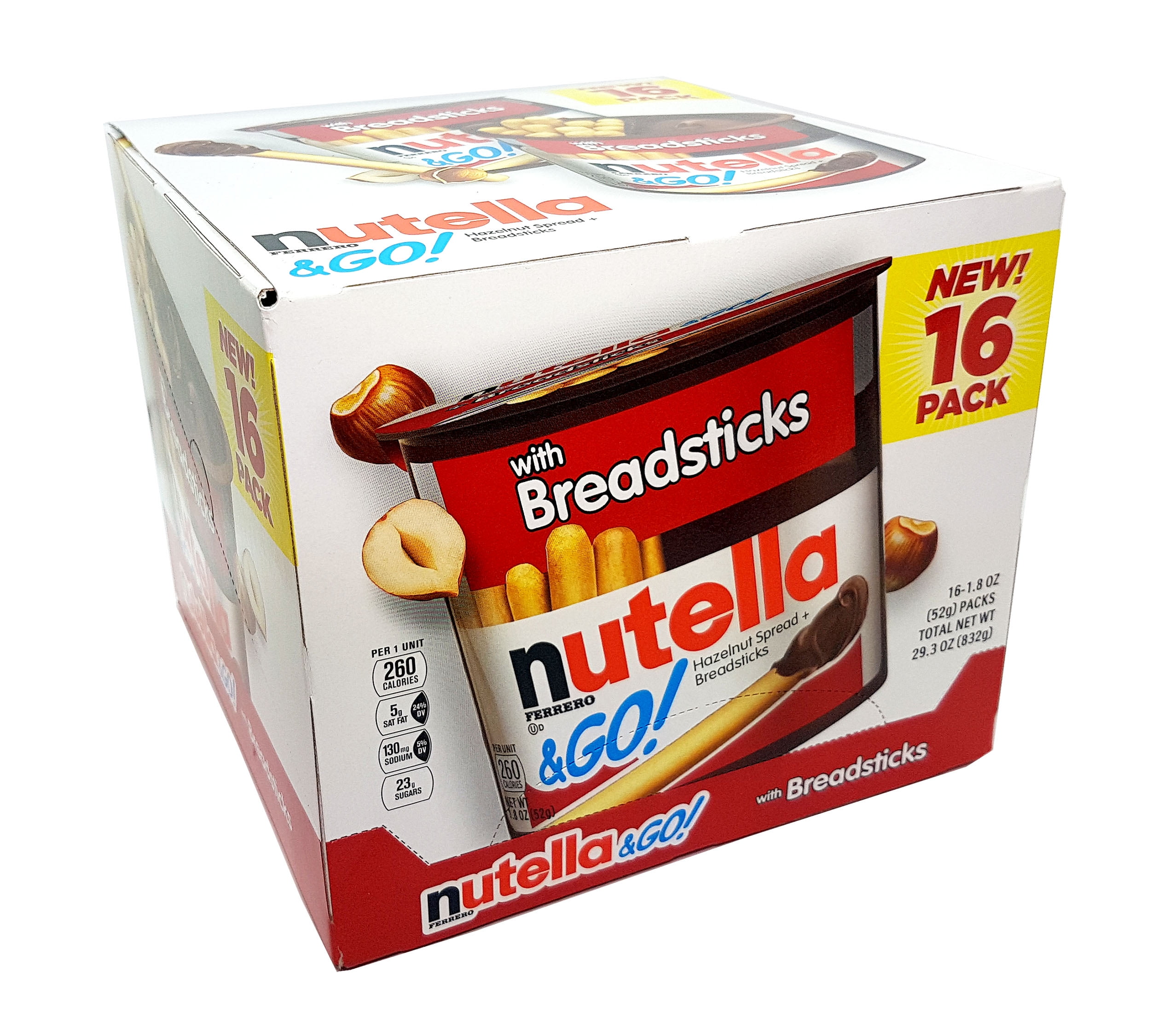  Nutella and GO! Snack (Nutella 39g, Sticks 13g) 1 Piece :  Grocery & Gourmet Food