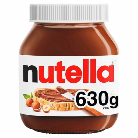 Nutella Hazelnut Chocolate Spread 630g, British Import (Pack of 2)